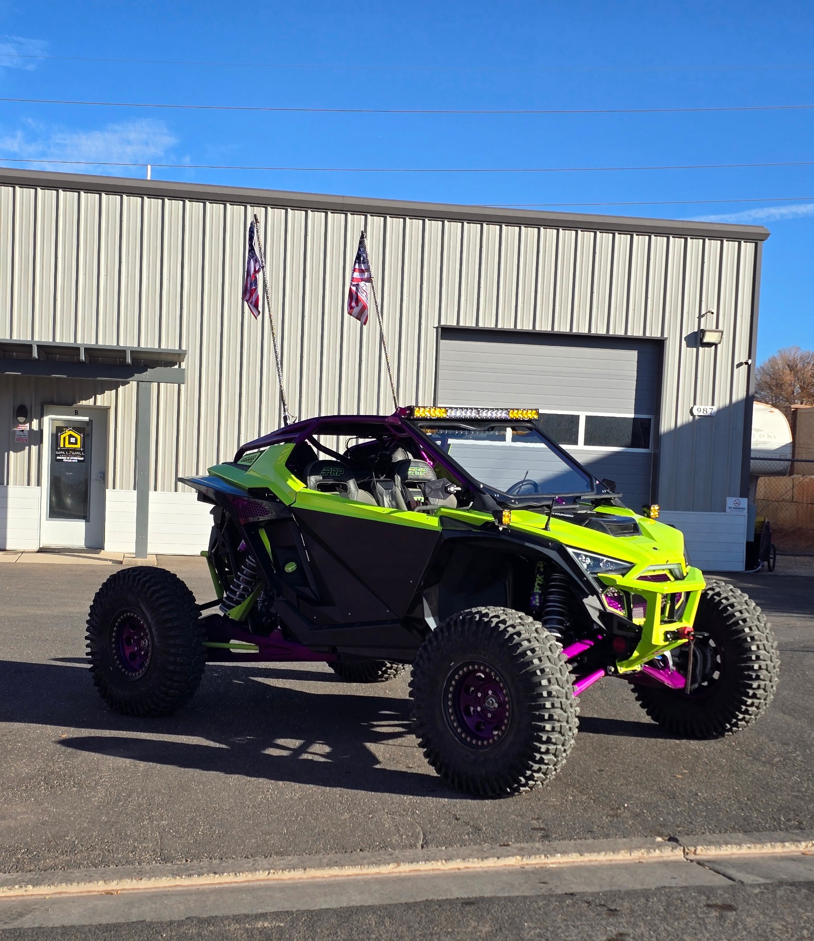 High-Performance Green UTV - Vibrant custom build with extensive lighting package - Custom UTV build by MST Motorsports in Washington UT