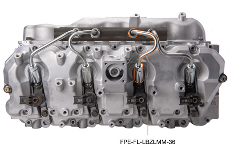 Fleece Performance - Fleece Performance 06-10 GM 2500/3500 Duramax LBZ/LMM High Pressure Injection Line (No. 3 & 6) - FPE-FL-LBZLMM-36 - MST Motorsports