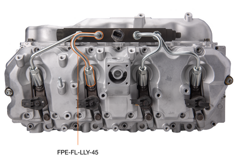 Fleece Performance - Fleece Performance 04.5-05 GM 2500/3500 Duramax LLY High Pressure Injection Line (No. 4 & 5) - FPE-FL-LLY-45 - MST Motorsports