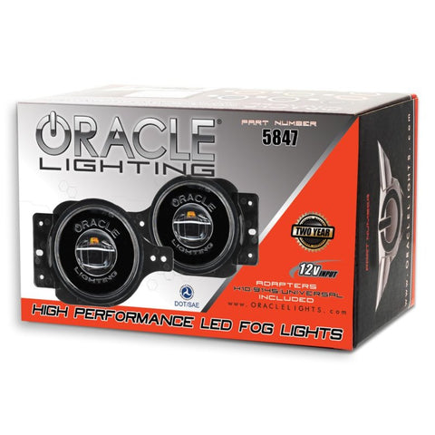 ORACLE Lighting - Oracle Jeep Wrangler JL/JT Sport High Performance W LED Fog Lights - ColorSHIFT w/o Controller - 5847-334 - MST Motorsports