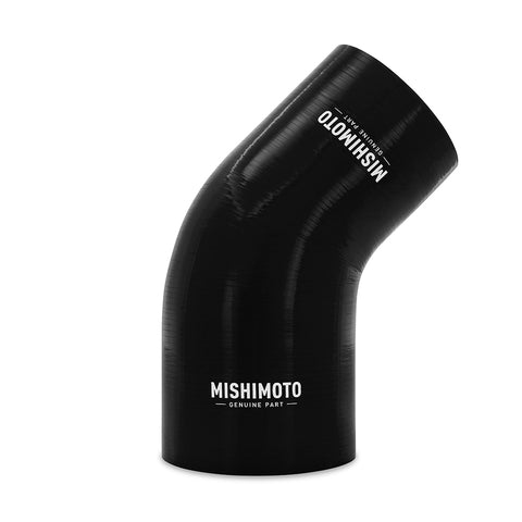 Mishimoto - Mishimoto 45-Degree Silicone Transition Coupler, 3.00-in to 3.75-in, Black - MMCP-R45-30375BK