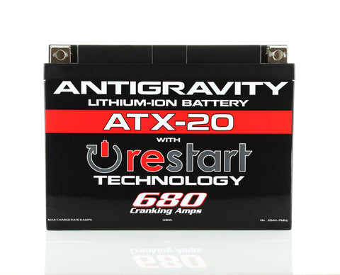 Antigravity Batteries - Antigravity YTX20 Lithium Battery w/Re-Start - AG-ATX20-RS - MST Motorsports