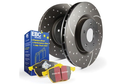 EBC Brakes - GD sport rotors, wide slots for cooling to reduce temps preventing brake fade. - S5KR1132 - MST Motorsports