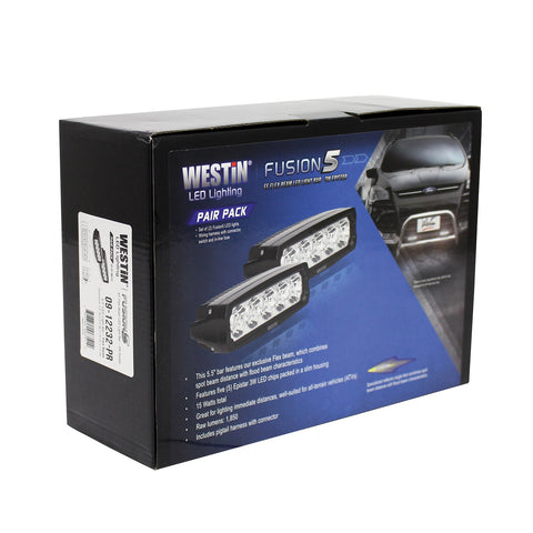 Westin - Fusion5 Single Row LED Light Bar - 09-12232-PR - MST Motorsports