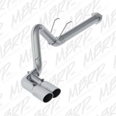 MBRP - 4in. Filter Back; Single Side Dual Exit; T409 Stainless Steel. - S6290409 - MST Motorsports