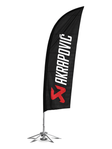Akrapovic - Akrapovic Self-standing flag set - 801440 - MST Motorsports