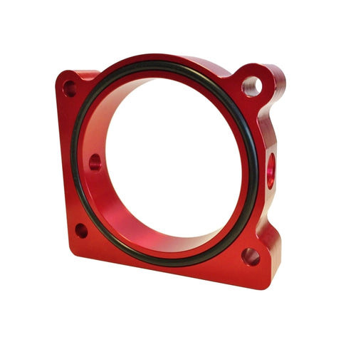 Torque Solution - Torque Solution Throttle Body Spacer (Red) Ford F-150 3.5L Ecoboost / 3.7L V6 - TS-TBS-028R - MST Motorsports