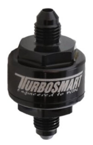 Turbosmart - Turbosmart Billet Turbo Oil Feed Filter w/ 44 Micron Pleated Disc AN-3 Male Inlet - Black - TS-0804-1001 - MST Motorsports