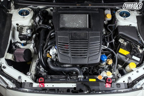 Turbo XS - Turbo XS 15-16 Subaru WRX/STI Billet Aluminum Radiator Stay - Red - W15-RADSTAY-RED - MST Motorsports