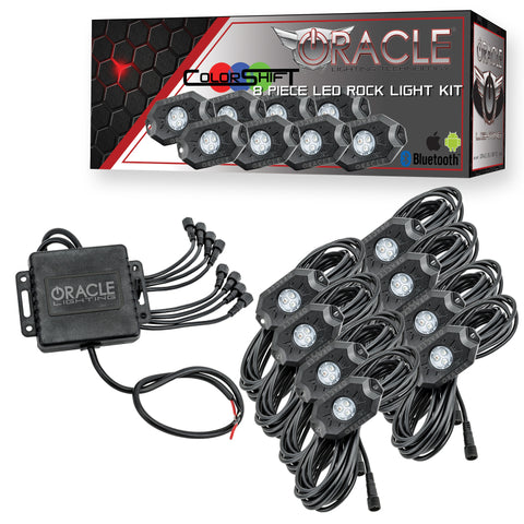 ORACLE Lighting - Oracle Bluetooth Underbody Rock Light Kit - 8 PCS - ColorSHIFT - 5797-333 - MST Motorsports