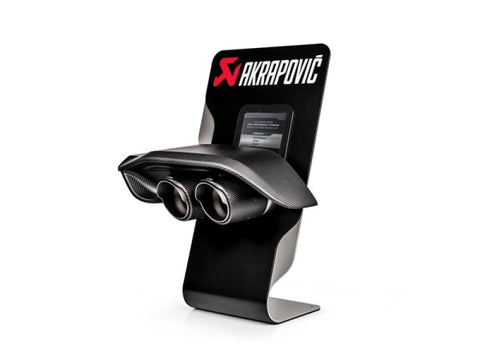 Akrapovic - Akrapovic Counter Display with Sample Tail Pipe Set and Carbon Diffuser (High Gloss) - P-CM-CDC/1 - MST Motorsports