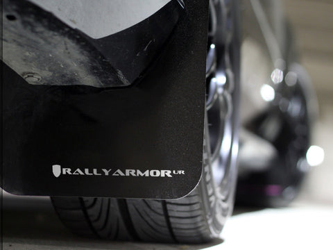 Rally Armor - Black Mud Flap/White Logo - MF22-UR-BLK/WH - MST Motorsports