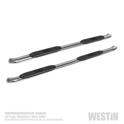 Westin - PRO TRAXX 4 Oval Nerf Step Bars; Stainless Steel; - 21-24160 - MST Motorsports