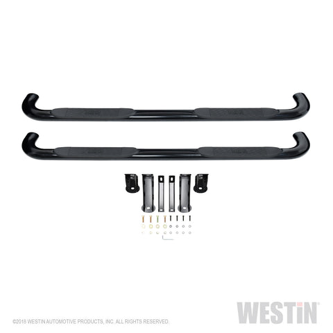 Westin - Platinum 4 Oval Nerf Step Bars; Black; - 21-4135 - MST Motorsports