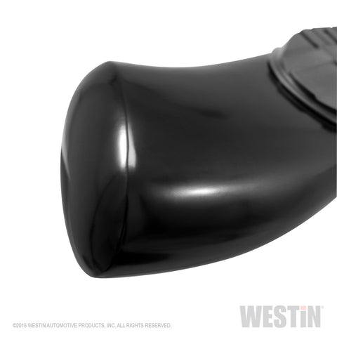Westin - PRO TRAXX 5 Oval Wheel to Wheel Nerf Step Bars; Black; w/Mount Kit; - 21-534705 - MST Motorsports