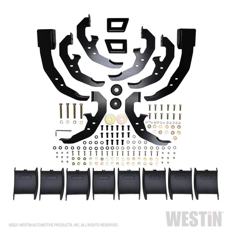 Westin - PRO TRAXX 5 Oval Wheel to Wheel Nerf Step Bars; Black; - 21-534765 - MST Motorsports