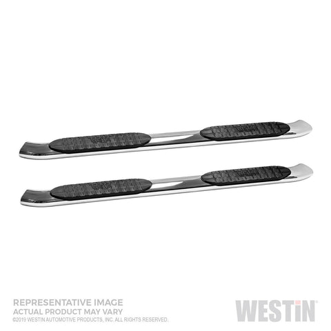 Westin - PRO TRAXX 5 Oval Nerf Step Bars; Stainless Steel; - 21-54160 - MST Motorsports