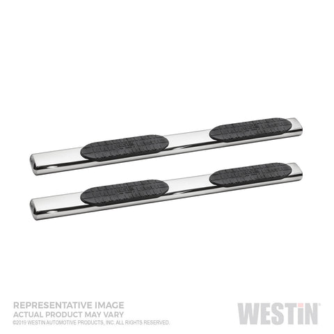 Westin - PRO TRAXX 6 Oval Nerf Step Bars; Mount Kit Included; Polished Stainless Steel; - 21-64130 - MST Motorsports