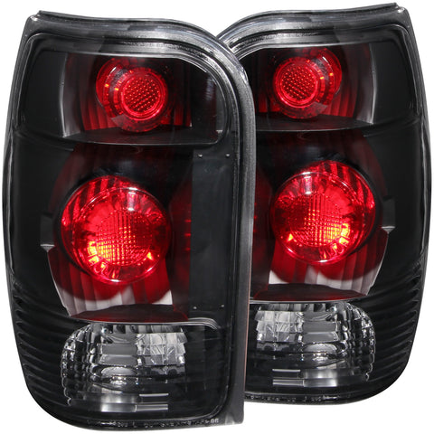 ANZO - Tail Light Assembly; Clear Lens; Black Housing; Pair; - 211084 - MST Motorsports