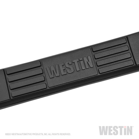 Westin - E-Series 3 Round Nerf Step Bars; Stainless Steel; - 23-4110 - MST Motorsports