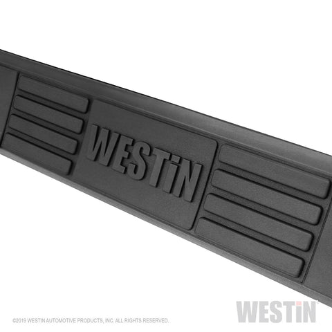 Westin - E-Series 3 Round Nerf Step Bars; Black; - 23-4125 - MST Motorsports