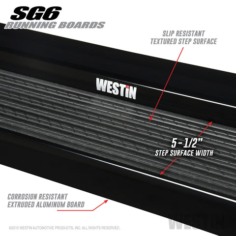 Westin - SG6 Running Boards - 27-64725 - MST Motorsports