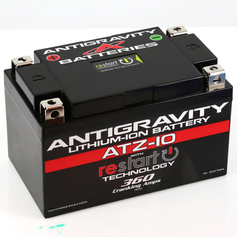 Antigravity Batteries - Antigravity YTZ10 Lithium Battery w/Re-Start - AG-ATZ10-RS - MST Motorsports