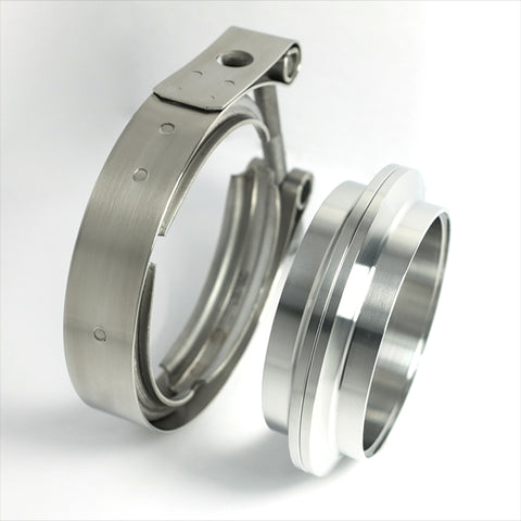Stainless Bros - Stainless Bros 3.0in 304SS V-Band Assembly - 2 Flanges/1 Clamp - 603-07610-0002 - MST Motorsports