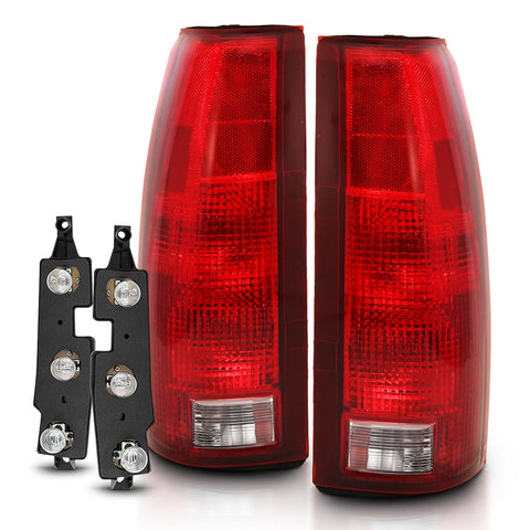 ANZO - ANZO 1988-1999 Chevy C1500 Taillight Red/Clear Lens w/ Circuit Board(OE Replacement) - 311300 - MST Motorsports