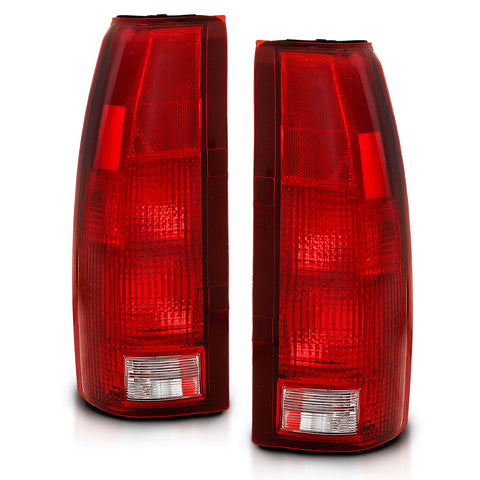 ANZO - ANZO 1988-1999 Chevy C1500 Taillight Red/Clear Lens (OE Replacement) - 311301 - MST Motorsports