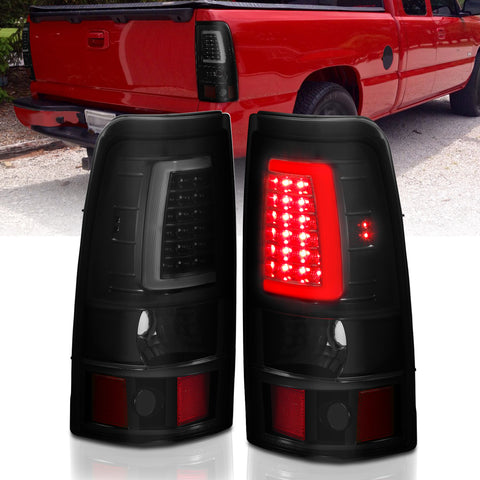 ANZO - Tail Light Assembly; LED; Black Housing; Smoke Lens; Pair - 311334 - MST Motorsports