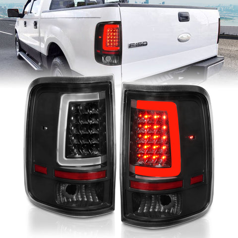 ANZO - Tail Light Assembly; LED; Black Housing; Clear Lens; Pair - 311342 - MST Motorsports