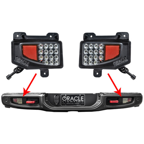 ORACLE Lighting - Oracle Rear Bumper LED Reverse Lights for Jeep Gladiator JT w/ Plug & Play Harness - 6000K - 5881-504 - MST Motorsports