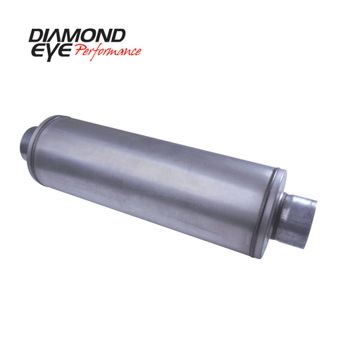 Diamond Eye Performance - PERFORMANCE DIESEL EXHAUST PART-4in. ALUMINIZED PERFORMANCE LOUVERED MUFFLER-26i - 460002 - MST Motorsports