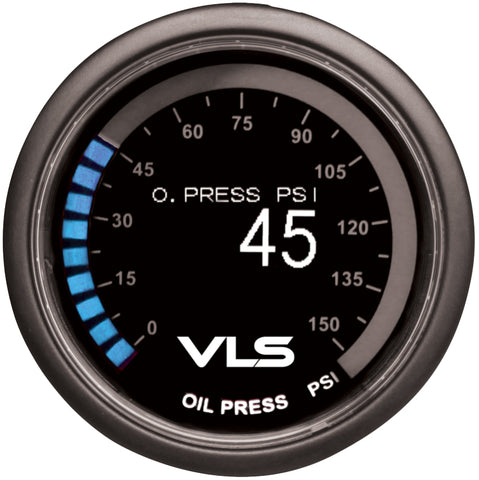 Revel - Revel VLS 52mm 0-150PSI Digital OLED Oil Pressure Gauge - 1TR1AA004R - MST Motorsports