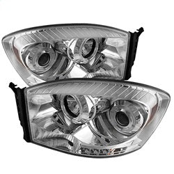Spyder Auto - Projector Headlights - LED Halo - LED - Chrome - High H1 - Low H1 - 5010018 - MST Motorsports
