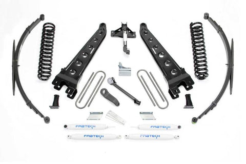 Fabtech - 8" RAD ARM SYS W/COILS & RR LF SPRNGS & PERF SHKS 2008-16 FORD F250/350 4WD - K2128 - MST Motorsports