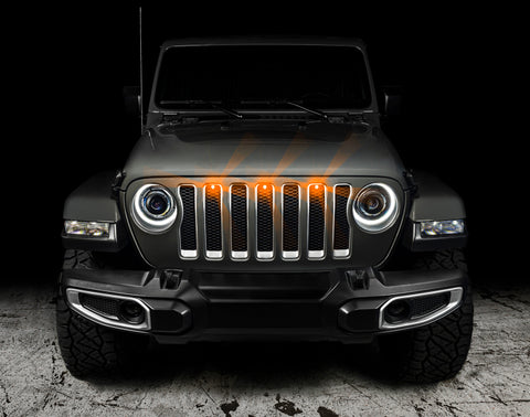 ORACLE Lighting - Oracle Pre-Runner Style LED Grille Kit for Jeep Gladiator JT - Amber - 5871-005 - MST Motorsports