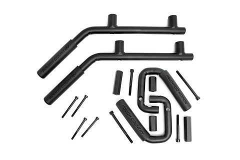 Rough Country - Solid Steel Front and Rear Grab Handles (Set of 4) - 6503 - MST Motorsports