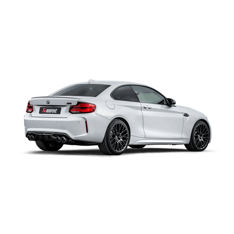 Akrapovic - Akrapovic 2018+ BMW M2 Competition/M2 CS (F87N) Slip-On Line (Titanium) w/Carbon Fiber Tips - S-BM/T/3H - MST Motorsports