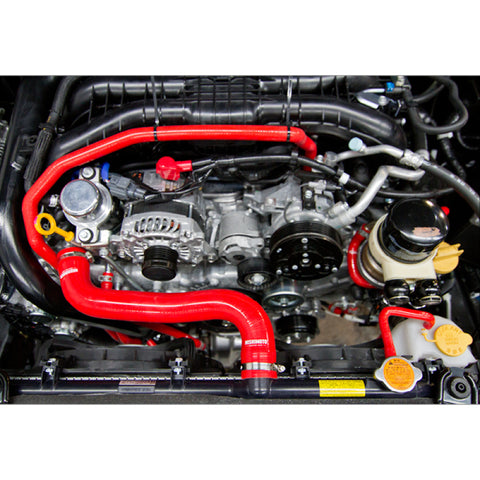 Mishimoto - Subaru WRX Silicone Ancillary Hose Kit, Red, 2015+ - MMHOSE-WRX-15ANCRD - MST Motorsports
