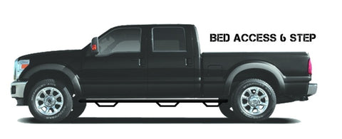 N-Fab - N-Fab Nerf Step 97-01 Dodge Ram 1500/2500/3500 Quad Cab 6.4ft Bed - Tex. Black - Bed Access - 3in - D9790QC-6-TX - MST Motorsports