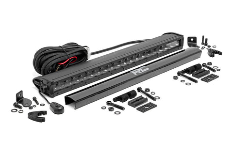 Rough Country - 20-inch Black Series Single Row CREE LED Light Bar - 70720BL - MST Motorsports