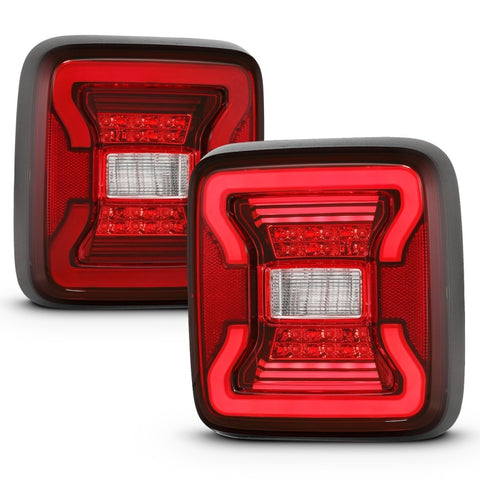 ANZO - LED Taillights Red/Clear - 311295 - MST Motorsports