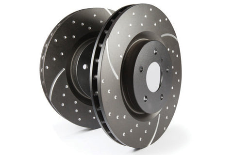 EBC Brakes - GD sport rotors, wide slots for cooling to reduce temps preventing brake fade - GD7553 - MST Motorsports