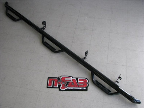 N-Fab - N-Fab Nerf Step 97-01 Dodge Ram 1500/2500/3500 Quad Cab 6.4ft Bed - Tex. Black - Bed Access - 3in - D9790QC-6-TX - MST Motorsports