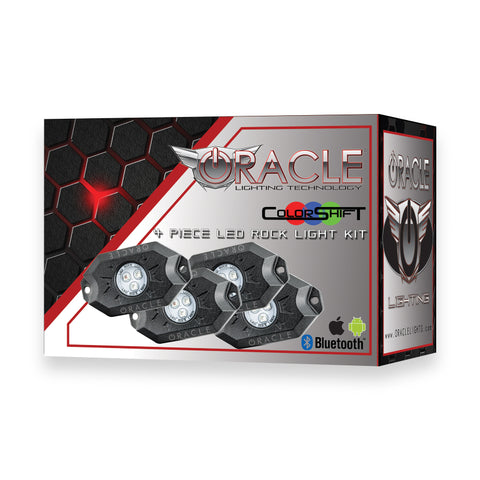 ORACLE Lighting - Oracle Bluetooth Underbody Rock Light Kit - 4 PCS - ColorSHIFT - 5796-333 - MST Motorsports