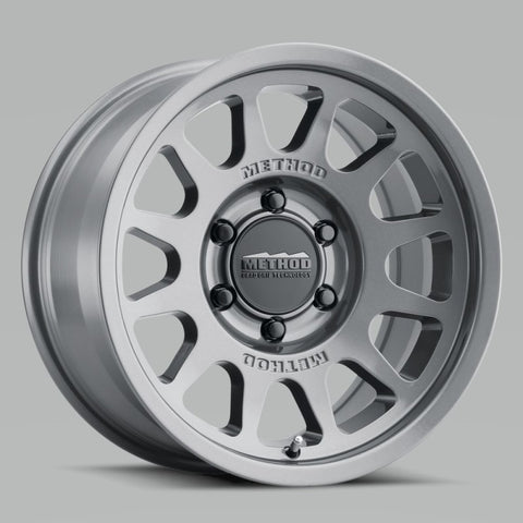 Method Wheels - Method MR703 17x8.5 0mm Offset 5x5 71.5mm CB Gloss Titanium Wheel - MR70378550800 - MST Motorsports