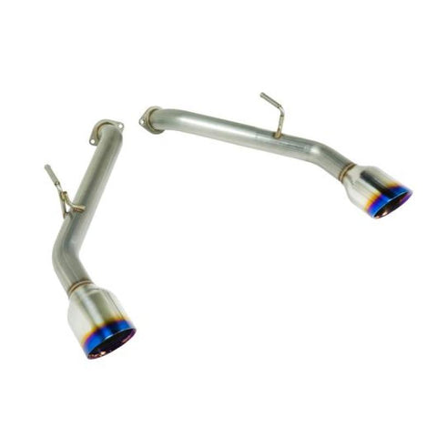 Remark - Remark 2014+ Infiniti Q50 Axle Back Exhaust w/Burnt Stainless Double Wall Tip - RO-TTQ5-D - MST Motorsports