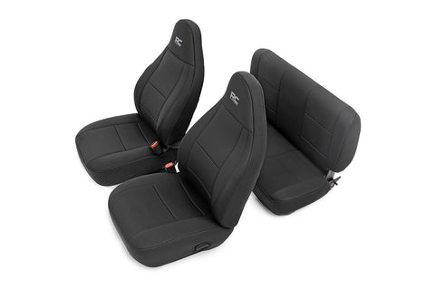 Rough Country - Kit Contents: (2) Front seat covers and (1) rear bench seat cover - 91001 - MST Motorsports